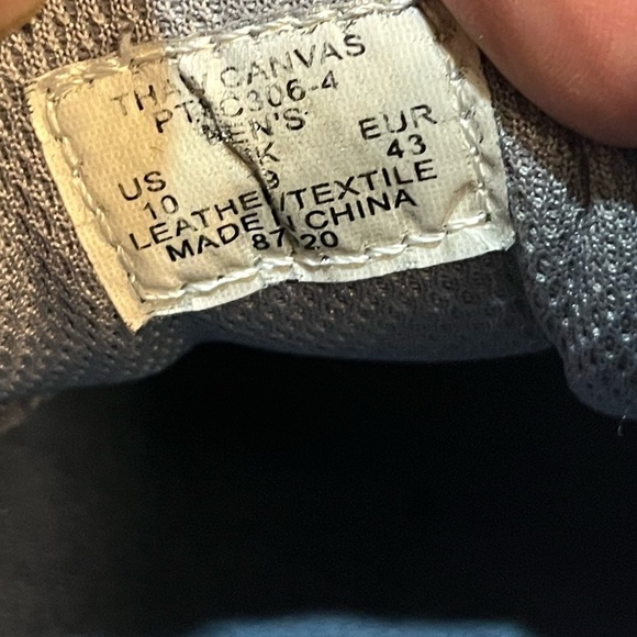 Men's PENGUIN Casual Thaw Canvas Shoes‎ Sneakers Gray & Blue - Size 10 - Picture 5 of 7